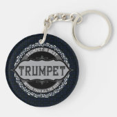 トランペット音符サークル キーホルダー (裏面)