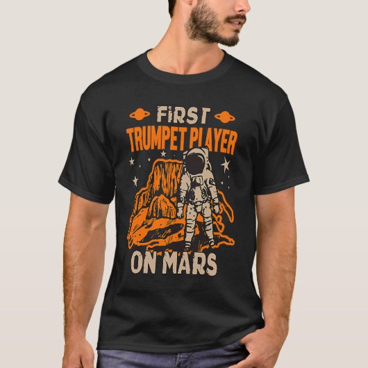 トランペット飛行士 Tシャツ (正面)