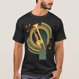 トランペット アールデコ Tシャツ