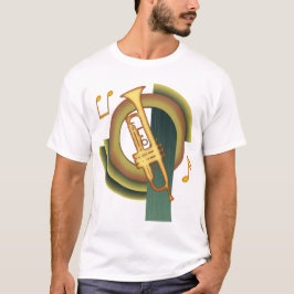 トランペット アールデコ Tシャツ