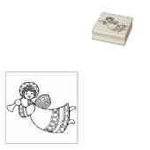 トランペット・エンジェル・アート・スタンプ ラバースタンプ (押印)