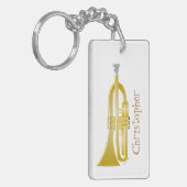 トランペット キーホルダー (正面左)