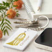 トランペット キーホルダー (正面右)