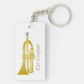 トランペット キーホルダー (裏面)