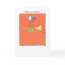 「トランペット」サンキューカード