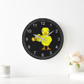 トランペット・シック ラージ壁時計 (ホーム)