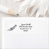 トランペット「スケッチ」 ラベル (インサイチュ)