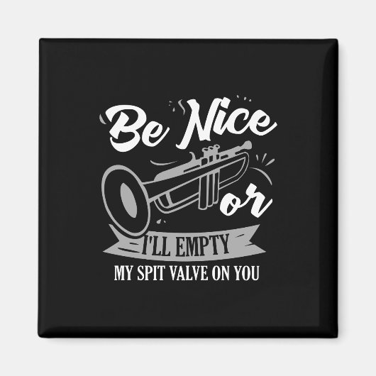 トランペット – スピットバルブ マグネット (正面)