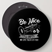 トランペット – スピットバルブ 缶バッジ (正面&裏面)