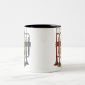 トランペット ツートーンマグカップ (中央)