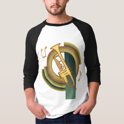 トランペット デコ Tシャツ (正面)