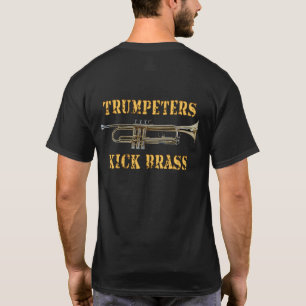 トランペット トランプターズキック真鍮Tシャツ Tシャツ