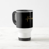 トランペット – トランペットのハートビートギフト トラベルマグ (正面左)