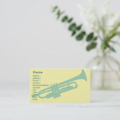 トランペット-ビジネス 名刺 (スタンド正面)