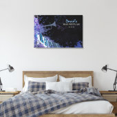 トランペット&ピアノバーバルミツワーサインインボード キャンバスプリント (インサイチュ (寝室))