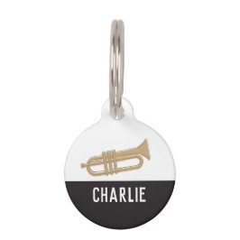 トランペット ペット　ネームタグ