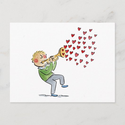 トランペット ポストカード (正面)