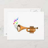 トランペット ポストカード (正面/裏面)