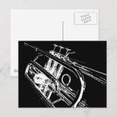 トランペット ポストカード (正面/裏面)