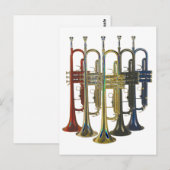 トランペット ポストカード (正面/裏面)