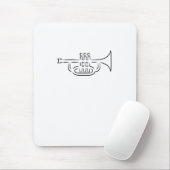 トランペット マウスパッド (マウス)