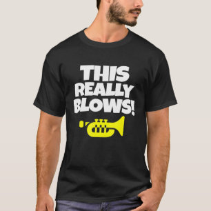 トランペット – マーチングスクールバンドこの本当吹にF Tシャツ
