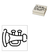 トランペット ラバースタンプ (押印)