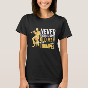 トランペット – 退職した Trumpeter Jazz Music Trumpet Tシャツ