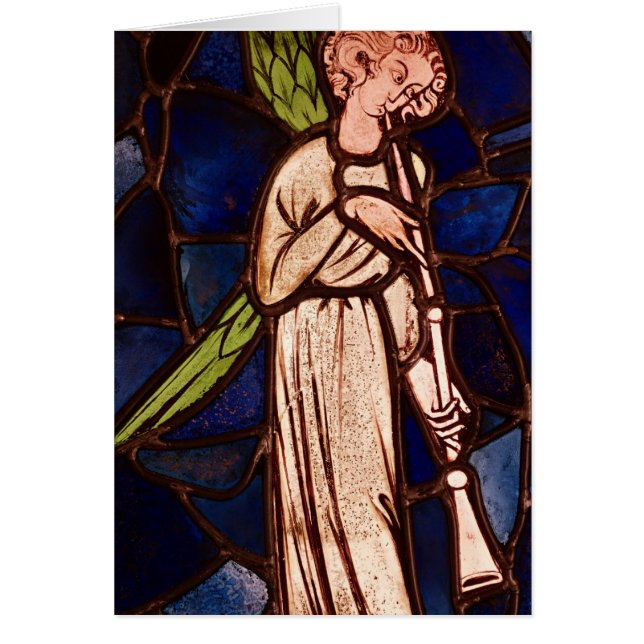 トランペット、c.1280を演奏する天使 (正面)