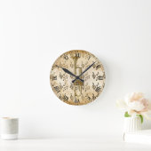 トランペットTime_ ラウンド壁時計 (ホーム)