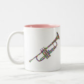 トランペファンキーットミュージカル楽器 ツートーンマグカップ (左)
