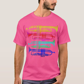 トランペーターミュージシャンギフトトランペット Tシャツ