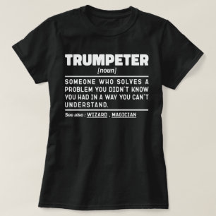 トランペーター名詞定義トランペットプレーヤー誕生日 Tシャツ