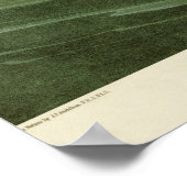 トランペーター白鳥アンティークリソプレートオードボン ポスター (角)