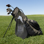 トランペーター・スワン ゴルフタオル (グリーン)