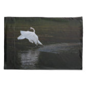 トランペーター・スワン 枕カバー (裏面-左)