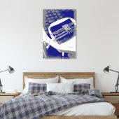 トランペ静かット キャンバスプリント (インサイチュ (寝室))