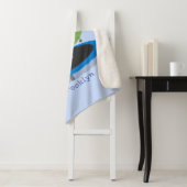 トランポおもしろいリン漫画の可愛いグリーンビーンズ シェルパブランケット (インサイチュ)