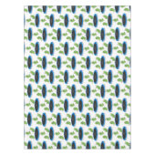 トランポおもしろいリン漫画の可愛いグリーンビーンズ テーブルクロス (正面)