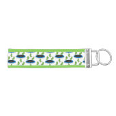 トランポおもしろいリン漫画の可愛いグリーンビーンズ リストバンドキーホルダー (鍵右)