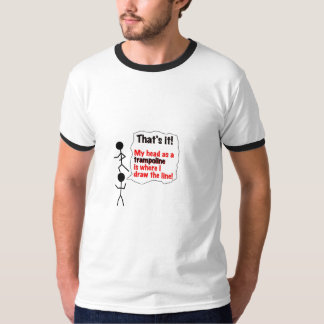 トランポリンとして頭部 Tシャツ