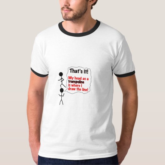 トランポリンとして頭部 Tシャツ (正面)