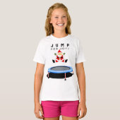 トランポリンのクリスマス Tシャツ (正面フル)