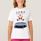 トランポリンのクリスマス Tシャツ (正面)