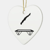 トランポリンの人 セラミックオーナメント (左)