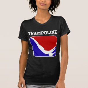トランポリンの体育専門家の不足分の袖のTシャツ Tシャツ