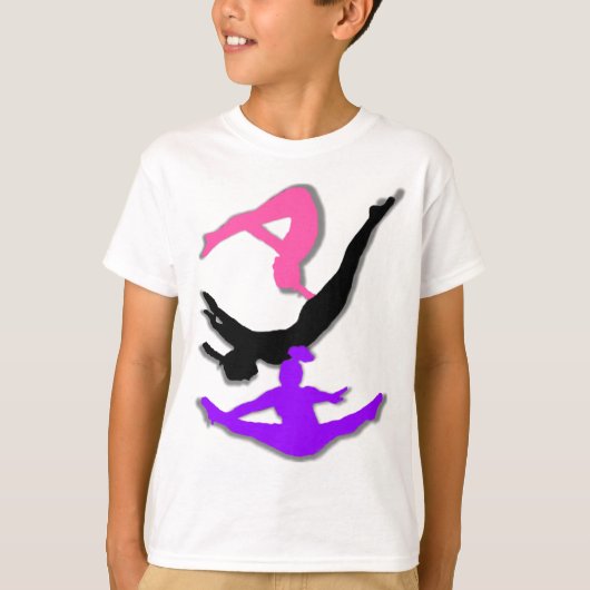 トランポリンの体育専門家のTシャツ Tシャツ (正面)