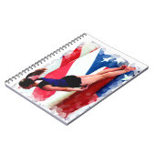 トランポリンの体育専門家 ノートブック (左側)