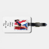 トランポリンの体育専門家 ラゲッジタグ (裏面横)