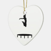 トランポリンの女の子 セラミックオーナメント (左)